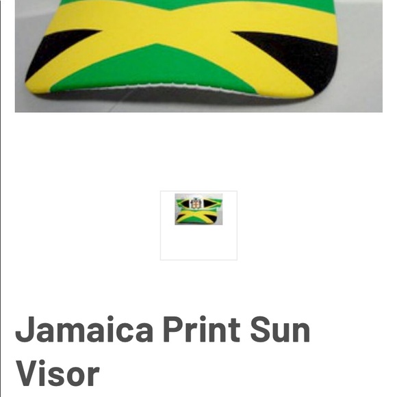 Jamaica Sun Visor Cap 🇯🇲 - Picture 11 of 13